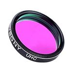 Svbony UHC Filter 1.25", Light Pollution Ultra High Contrast Telescope Filter, Reduce City Light Pollution, Nebula Filter for Celestial Observations Astrophotography