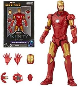 MARVEL - Legends Series - 6" Iron Man Mark 3 - Infinity Saga character - 5 Accessories - Movie Inspired - Premium Design Action Figure and Toys for Kids - Boys and Girls - F0184 - Ages 4+