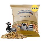 Armstrong Easy Pickens, Peanuts for Wild Birds, Wild Bird Food, 2kg Bag