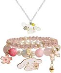 AOMZKOL Kawaii Bracelets Crystal Be