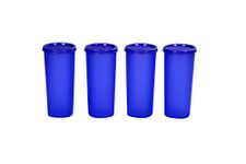 Signoraware Jumbo Plastic Tumbler Set, 500ml, Set of 4, Deep Violet