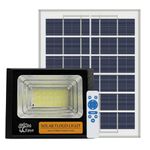 Epyz 200Watt Solar Flood Lights Outdoor Waterproof with Remote Control Solar Led Lights for Gutter Shed Pathway [ Pack of 1, White Light ] [ 15000mAh, 571 LED ]