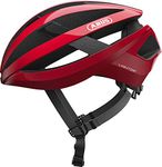 ABUS Viantor Racing Bike Helmet - Sporty Bicycle Helmet for Beginners - for Women and Men - Red, Size L