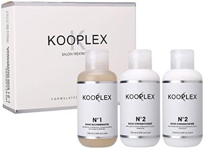 Kooplex Salon Bonding Treatment Kit for Bleaching and Colouring & Keratin Protection for All Hair Types, No1 (120ml) & No2 (240ml)