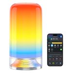 Govee RGBIC Smart Table Lamp 2, Touch Bedside Lamps Work with Matter, Alexa, LED Desk Light with Music Sync and 64 Scene Modes, Color Changing Lamp for Bedroom Decor, Living Room Dimmable Night Light