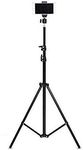 SHOPEE Branded SP-250 Portable Foldable Flash Light Stand Tripod Photo Video Studio Lighting Photography Stand with Cell Phone Holder and 360° Adjustable Ball Head Adapter, Works with Mobile Phones