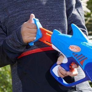 Nerf Junior Sharkfire Blaster Toy – Lightweight Foam Dart Gun for Kids