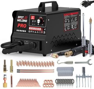 MOTOCOCHE AM PRO Spot Welder Dent Puller Kit, 110V 3500W 4200A Auto Body Welding Machine with Manual/Automatic & 5 Welding Modes, Stud Welder for Car, Truck Dent Repair