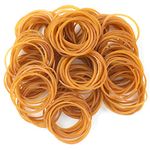 200pcs Natural Rubber Elastic Bands Heavy Duty Bands for Hair Home, Pens, Catapults, Bills, Bank Paper, Office Supplies(38mm)