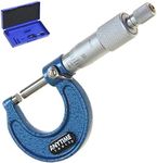 Anytime Tools Micrometer 0-1" /0.0001 Outside Premium Precision Machinist Tool