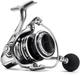 Piscifun NautiX Spinning Reel, Aluminum Spinning Fishing Reel, CNC Aluminum Gear, 26LBs Max Drag, 8+1 Sealed BB, 6.0:1 Gear Ratio, Smooth Powerful Freshwater Saltwater Spinning Reel, 4000 Series