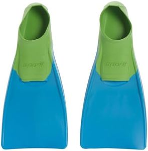 Sporti Essential Floating Swim Fins (Color) - Toddler 9-10 (AquaGreen)