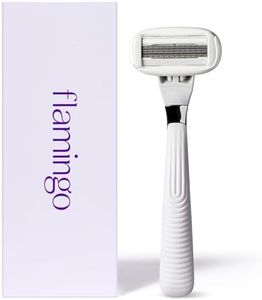 Flamingo Razors for Women, 1 Razor (Polished Chrome) Handle and 1 Razor Blade Refill