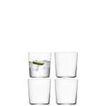 LSA International Gio Tumbler (small) 390 ml Clear | Set of 4 | Dishwasher Safe | GI17