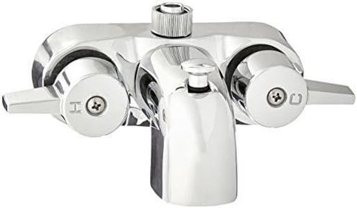 Heavy Duty 3 3/8" Centers Chrome Plated Diverter Clawfoot Tub Faucet