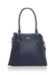 Lavie Women's Horse Dome Satchel Bag Navy Blue Ladies Purse Handbag