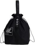 Lunch Box Tote Bag,1PC Lunch Bag, Reusable Lunch Boxes Bag,Canvas Lunch Tote Bag Storage Pouch Bag,Waterproof Lunch Box Tote Bag for Adults Kids Work School, Travel and Picnic,Black