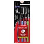 Colgate Slim Soft Charcoal Compact Head Toothbrush, Soft, 4 Count (CN08101A)