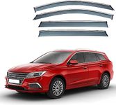 4 Pcs Car Wind Deflectors for MG5 SW EV Wagon MK2-EP22 2020 2021 2022 2023, Front Rear Side Window Visor Rain Smoke Guards Car Accessories