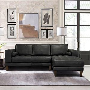 Wynne Chairs, Medium, Black Leather