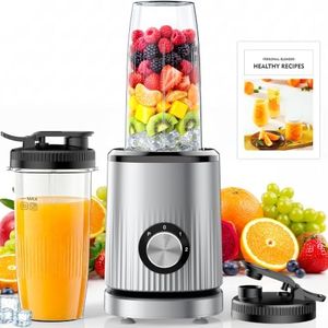 Turelar Smoothie Blender Personal Blender for Shakes and Smoothies with 2 * 24oz To-Go Cups, Single Serve Smoothie Maker for Juices, Baby Food, Nutritious Recipe, Upgraded Version