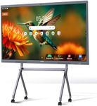 JAV 65" Smart Board Pro Google EDLA Certified 4K UHD Interactive Whiteboard for Classroom Office All-in-One Touchscreen Display with 48MP AI Camera 100W Soundbar Android 14 8+128GB Wall Mount Included