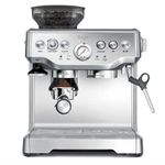 Sage - The Barista Express - Bean to Cup Coffee Machine with Grinder and Manual Milk Frother - 16 Grind Settings, 15 Bar Pump, PID Temp Control, Brushed Stainless Steel