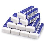 10 Pcs Eraser-White Erasers Multipack Rubbers Erasers for Kids on School, Office, Kids, Adults,Classic Latex Free Plastic Rubber