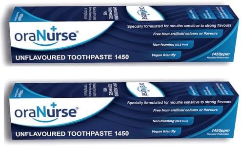 Oranurse 50ml Unflavoured Toothpaste Pack of 2