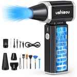 PC Compressed Air Duster Cleaner:150000 RPM Stepless Speed Adjustment 7500mAh Battery Powered Electric Air Duster Blower - Air Blower for PC Cleaner Laptops Keyboard Car - Replaces Compressed Air Can