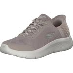 Skechers Go Walk Flex Hands Free - Sneakers for Women, Taupe, 8.5 US