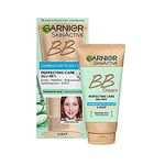 Garnier Oil-Free Perfecting All-in-1 BB Cream, Shade Light, Tinted Moisturiser SPF25, Mattifies Skin & Evens Complexion, With Hyaluronic Acid, Aloe & Mineral Pigments, 50ml