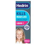Hedrin Treat & Go Leave-In Lotion, Fast, No Fuss Lice & Nit Treatment, Kills Head Lice & Eggs, Clinically Tested, Suitable for Adults & Children, 1 x 250ml (10 x 25ml Treatments)