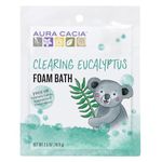 Aura Cacia Aromatherapy Foam Bath, Clearing with Eucalyptus, 2.5 ounce packet (Pack of 6)