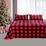 Micro Fleece Checkered Bed Sheet Se