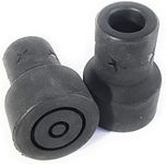 smartCRUTCH Heavy Duty Replacement Rock Star Crutch Tips, Pair, Fits 3/4" Standard Canes and Crutches (1 Pair)
