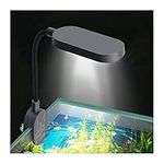 boxtech Aquarium Light Full Spectrum Fish Tank Light Clip on Fish Tank USB 360° Rotation Lighting for Freshwater Tank（3W） [Energy Class F]