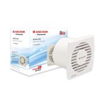 Anchor By Panasonic Axis Air 150mm Plastic Ventilation Fan |Exhaust Fan for Home, Office, Kitchen and Bathroom (White)