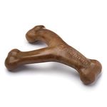 Benebone Wishbone Durable Dog Chew Toy for Aggressive Chewers, Real Bacon, Made in USA, Small