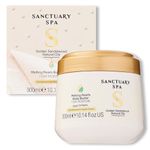 Sanctuary Spa Golden Sandalwood Melting Pearl Body Butter with Shea Butter & Argan Oil, No Mineral Oil, Cruelty Free & Vegan Body Moisturiser, 300g