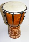 30 cm Djembe Drum - Hand Carved Authentic African Style Mid Size - Fair Trade