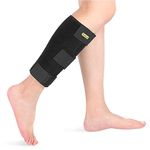 Calf Support Brace Adjustable Shin Splint Breathable Compression Calf Bandage Sleeve for Relieving Tight Calves, Muscle Discomfort, Torn Calves, Swelling, Sprains Recovery, Men and Women