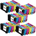 KING OF FLASH Replacement for T0807 Ink Cartridges Compatible for Epson Stylus Photo P50 PX650 PX660 PX700W PX710W PX720WD PX730WD PX820FWD PX830FWD R265 R285 R360 RX560 RX585 RX685 (5 sets of 6)