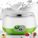 KLIFFOO Yoghourt Machine, 1L Automatic Digital Yogurt Maker, Stainless Steel Liner Yogurt Maker Machine, Home DIY Yoghourt Container Yogurt Maker