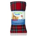 Amazing Health Wheat Bags Microwavable – Hot and Cold Pack for Men and Women - Microwave Heat Pad with Natural Wheat – Heat Pack Cotton Tartan Microwave Wheat Bag 42cm Long for Aches and Discomfort