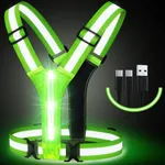 Simket Led Reflective Vest Running 