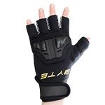 BYTE XR LEFT HAND HOCKEY KNUCKLE GLOVE BLACK ORANGE (Medium)