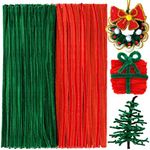 200 Pieces Pipe Cleaners,Craft Pipe Cleaners,Pipe Cleaners Chenille Stem, Pipe Cleaners Bulk,Art Pipe Cleaners for Creative Christmas Decoration Supplies Arts and Crafts Project