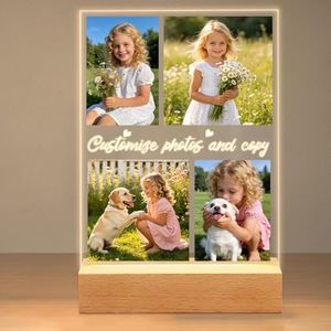 Umitive Personalised Kids Gift,Newborn Gift, Custom Photo Night Light Frame, Unique Present for Children, Ideal for Children's Day or Birthday