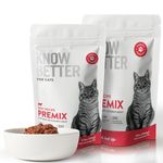 Know Better for Cats – Beef Recipe, RAW Cat Food Premix/Supplement for Making Homemade Cat Food, All Natural, Holistic Veterinarian Approved, Grain Free, No Artificial Additives
